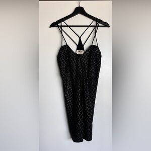 Zadig & Voltaire Black Sequin Slip Dress